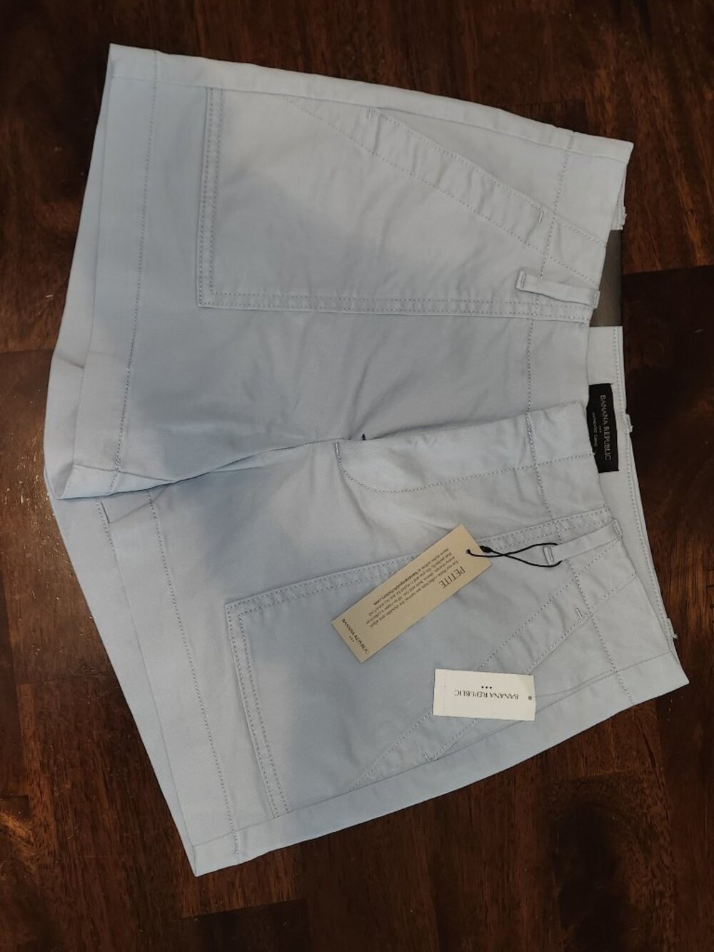 NWT Banana Republic Factory 5" Blue Gray Shorts OP